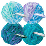 AmazerBath Mesh Body Loofah – Clean-Design Bath Sponge with Hanging Loop for Intentional Bathrooms