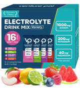 Venture Pal Sugar-Free Electrolyte Hydration Packets – Workday Focus Support for Runners, Cyclists, and Remote Workers, 16 Sticks