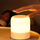 LumiNest Child-Safe Night Light for Kids Bedroom and Playroom, Touch Activated Dimmable Egg Lamp