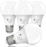 LUXRITE Daylight LED Bulb 9W – Secure Entryway and Driveway Fixture Lighting for Home Exteriors, 60W Eq. 6-Pack