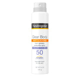Neutrogena Clear Body SPF 50 Spray – Oxybenzone-Free and Paraben-Free Protection for Sensitive Skin