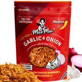 MaeMai Medium Spice Crispy Garlic Flakes Blend - Fast Flavor for Meal-Prep Sundays, Packed Lunches, and Busy Weeknight Dinners