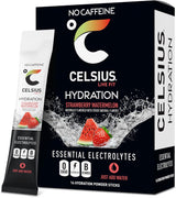 CELSIUS Hydration Stick Packs – Lemon Lime Caffeine Free Wellness Drink for Evening Wind-Down, Yoga, and Balanced Hydration