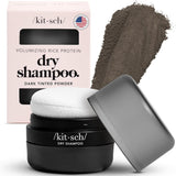 Kitsch Rice Protein Dry Shampoo – Hiking and Gym Bag Essential, Mess Free Oil Absorbing Powder on the Go