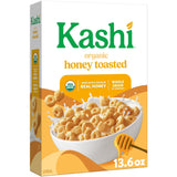 Kashi Organic Honey Toasted Cereal – Clean Ingredient Breakfast for Mindful Eating Routines, 13.6oz