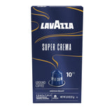 Lavazza Super Crema Aluminum Coffee Capsules for Nespresso Original – Mid-Morning Office Espresso Break Pick-Me-Up