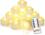 Homemory No-Flame Votive Candles – Playroom and Kids Room Decor with Auto-Off Timer for Busy Parents