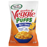 Sensible Portions Garden Veggie Mac & Cheese Puffs, 3.75 oz – Light Packable Snack for Hiking and Day Trips