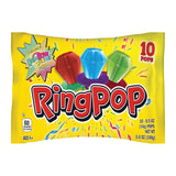 Ring Pop Individually Wrapped Patio Party & Backyard BBQ Candy Buffet Treats – 10 Count Lollipop Variety Pack