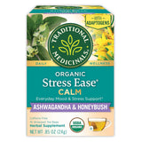 Traditional Medicinals Adaptogenic Focus Tea with Ginseng and Eleuthero – Caffeine-Free Botanical Wellness for Mindful Breaks, 16 Tea Bags