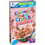 Cinnamon Toast Crunch Strawberry Cereal for Balanced Breakfast Rituals with Whole Grain Goodness