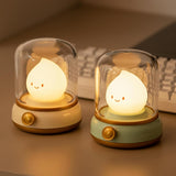 Soothing Silicone Flame Lamp – Meditation and Yoga Room Ambient Light with Candle Flicker Mode, Rechargeable and Cordless