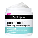 Neutrogena Fragrance-Free Face & Body Cream – Pro-Vitamin B5 Hydration for Sensitive Skin Wellness and Wind-Down Evenings