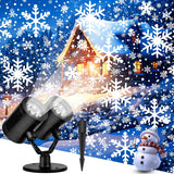 LUMIORA WinterGlow Snowflake Projector – Housewarming and Birthday Present, Easy Setup Decorative Light