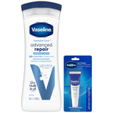Vaseline Advanced Repair Fragrance-Free Lotion with Lip Balm – Safe Hydration for Sensitive, Reactive Skin