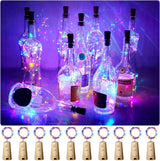 Aluan Cool Touch Wine Bottle LED Lights 10 Pack – Long Lasting, Auto Friendly Ambient Lighting Without Open Flame Risk