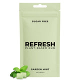 Refresh Gum Raspberry – Self-Care Wind-Down Chew for Evening Relaxation, Aspartame-Free Pouch