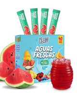 Klass Aguas Frescas Sugar-Free Drink Mix | Calorie-Conscious Wellness Hydration | Authentic Mexican Horchata and Tropical Flavors (40 Resealable Sticks)