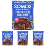 Somos Refried Chipotle Black Beans 10 oz – Hostess Gift for Taco Night Dinner Party Hosts