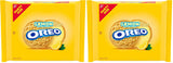 OREO Lemon Creme Sandwich Cookies – Patio and Backyard Party Snack, Citrus Creme Party Size 24.95 oz