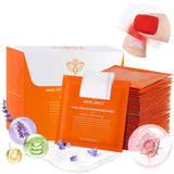 Modelones Portable Nail Polish Remover Wipes – Patio and Outdoor Event Touch-Ups, Mess-Free 50-Count Pack