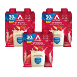 Atkins Strong High Protein Shake – Post-Workout Recovery for the Trail and Gym, 7g Prebiotic Fiber