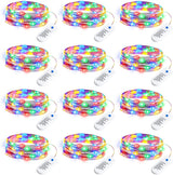 Minetom Starry Firefly Lights – Safe String Lights for Kids Room and Reading Corner, No Heat No Flame Battery Operated 12 Pack