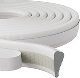 FrostGuard Wedge Door Frame Insulation – Minimal White Foam Draft Stopper, Clean Lines for Intentional Living Spaces