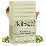 Kitsch Solid Wash Bar – Leak-Proof Cleanser for Camping, Gym Bag, and Road Trips
