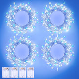 Twinkle Lights Battery Operated – Outdoor Dining Lights for Pergola and Porch Without Outlet Access