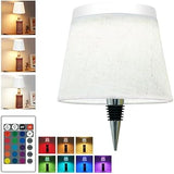 Weather-Friendly Cordless Bottle Lamp for Garden Party Tables, Dimmable Ambiance