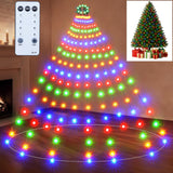 Lumary 400 LED Cascade Lights One Step Install – Intentional Minimalist Holiday Decor Without the Tangle