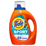 Tide Ultra Sport Liquid Detergent, Patio and Garage Laundry Solution for Outdoor Athletes, 65 Loads of Sweat Removal