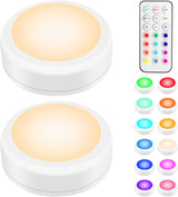 BLS LED Puck Lights — Battery Powered Night Light for Kids Bedroom and Hallway