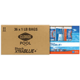 Clorox Pool&Spa Shock XTRABLUE Plus Patio Pool Defender, Sun-Resistant Granular Shock for Outdoor Dining Area Plunge Pools