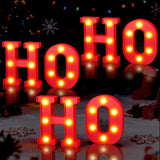 Fleurdeco HOHOHO Light Up Letters – Festive Holiday Gift for Neighbors and Teachers