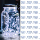 kolpop Twinkle Fairy Lights Battery Operated – Warm Accent Lighting for Bookshelves, Vanities, and Boho Home Decor