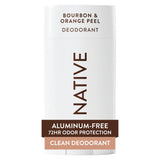Native Deodorant Bourbon & Orange Peel – Housewarming Gift for Clean Beauty Lovers, Aluminum Free Stick