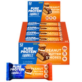 Pure Protein AMMMAZE Strawberry Shortcake Protein Bars – Calorie-Conscious Indulgence Bar for Low-Carb Wellness Routines