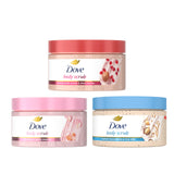 Dove Exfoliating Body Scrub Set – Nightly Wind-Down Shower Ritual for Nourished Skin