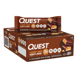 Quest Nutrition Protein Bar Peanutty Caramel – On-the-Go Car Snack for Active Commutes and Road Trips, 2g Sugar