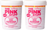 The Pink Stuff Miracle Oxi Action Laundry Powder for Whites, Single Jar Oxygen Whitener for an Intentional Capsule Home, 1 kg
