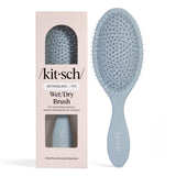 Kitsch Eco Hairbrush – Mindful Holiday Stocking Stuffer for Her, Recycled Detangling Brush for Travel Bag