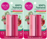 Dermatologist-Recommended Lip Balm Duo – Nightly Wind-Down Lip Treatment in Pomegranate Raspberry and Strawberry Sorbet