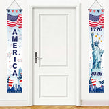 AhfuLife 2026 World Soccer Door Banner Couple Set Surprise Gift for Soccer Dad Coach and Avid Fan (Style 1)