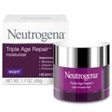 Neutrogena Triple Age Repair Overnight Cream – Clean Design Anti-Aging Jar for a Minimalist Bathroom Counter