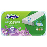 Swiffer Sweeper Wet Mop Refill Pads – Lavender Scented Clean for the Hallway and Nursery, Family-Friendly Multi-Surface Cloths, 64 Count