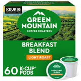 Green Mountain Coffee Roasters Breakfast Blend K-Cup Pods – Pantry Coffee for Hybrid Workers and Side Hustlers, 96 Count