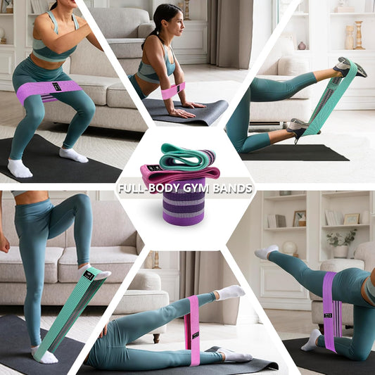 three resistance levels: light (14-25 lb), medium (25-35 lb), heavy (35-50 lb)