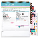 To-Do List Notepad – Daily Productivity Planner for Home Office, Conference Rooms and Study Desks, 3-Pack Spiral Bound